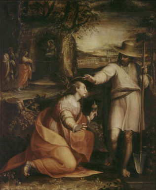 Apparizione di Gesù alla Maddalena :: Lavinia Fontana 1552-1614