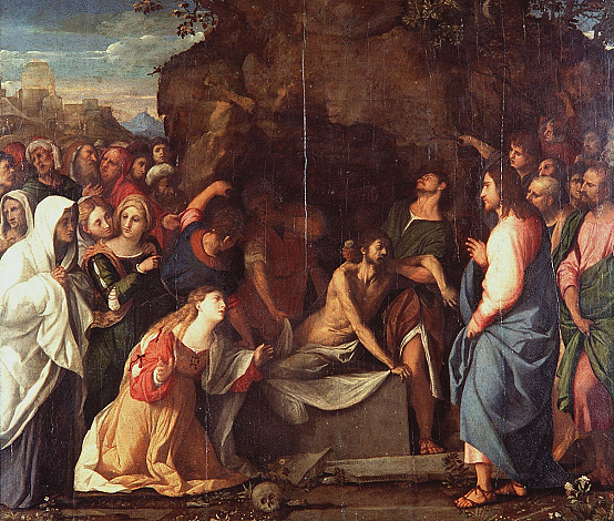 Resurrezione di Lazzaro Virtual Uffizi Gallery