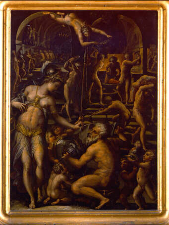 Giorgio Vasari: Picture of Vulcan's Forge - Uffizi Gallery, Florence