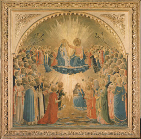 Fra Angelico: Picture of Coronation of the Virgin - Uffizi Gallery, Florence