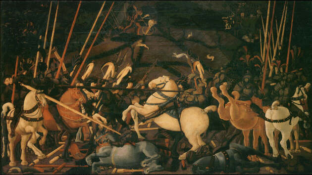 Paolo Uccello: Picture of The Battle of San Romano - Uffizi Gallery, Florence