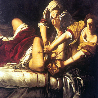 judith slaying holofernes artemesia1362858775578