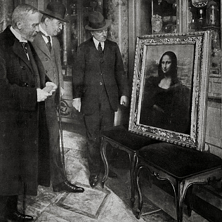 Monalisa uffizi 1913